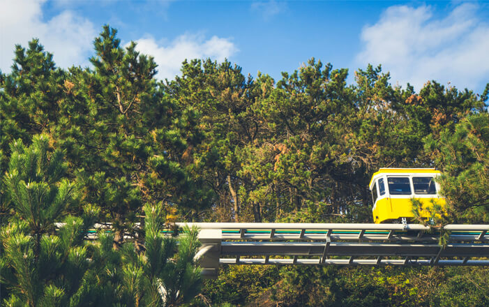 Busan beach train