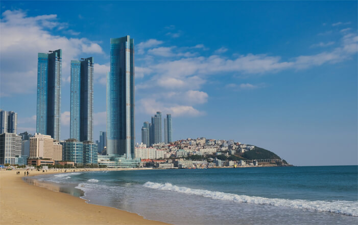 Busan beach