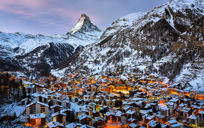 visiting Matterhorn mountain by yourself